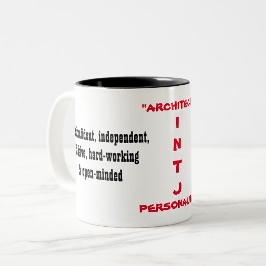 INTJ Personality Mok (Voorkant links)