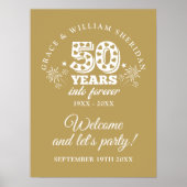 Into Forever Gold 50th Anniversary Affiche de bien (Devant)