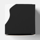 Into the Deep: Abstract Zwart & Wit Bedankdoosjes (Bovenkant)