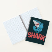 "Into the Deep – Shark Journal for Bold Thinkers" (Intérieur)