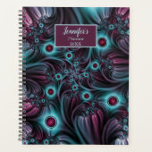 Into the Depth Blue Rose Abstrait Fractal Art Name (Devant)