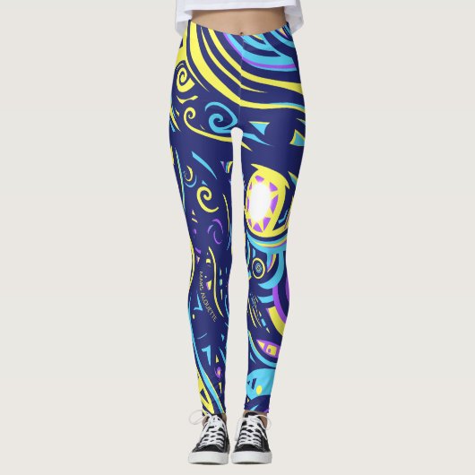 Into the Vortex Leggings (Voorkant)