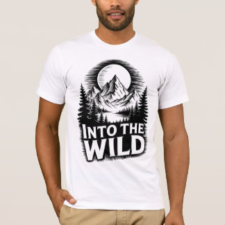 Into the Wild Logo Ontwerp T-shirt