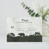 Into the Wild Rust Emerald Green Landscape RSVP (Debout devant)