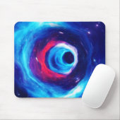 "Into the Wormhole" Space Art Mousepad Muismat (Met muis)