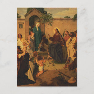 Intocht van Jezus Christus in Jeruzalem Briefkaart