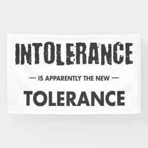 Intolerantie is blijkbaar de nieuwe tolerantie spandoek