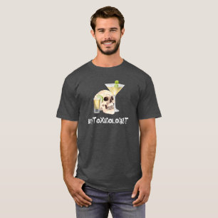 Intoxicologist Skull Cocktail Drink T-shirt