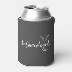 Intoxicoloog drinkt Martini Cocktailglas Blikjeskoeler