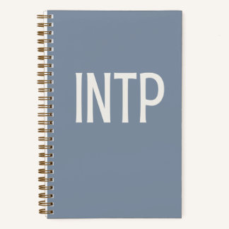 INTP gepersonaliseerd Blue Journal-Notitieboek Notitieboek