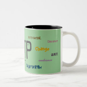 INTP - Gepersonaliseerd Tweekleurige Koffiemok