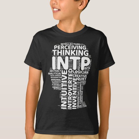INTP Logician Grappige Introvert Persoonlijkheidsr T-shirt (Voorkant)