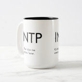 INTP Overthink plus rapide Mug Gig (Devant gauche)