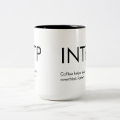 INTP Overthink plus rapide Mug Gig (Centre)