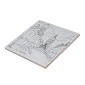 Intreance to Les Invalides, Parijs, Frankrijk Tegeltje (Zijkant)