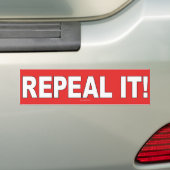Intrekken! Bumpersticker (Op auto)