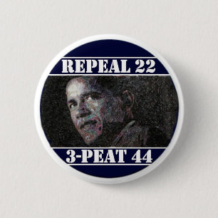 Intrekking 22e amendement ronde button 5,7 cm
