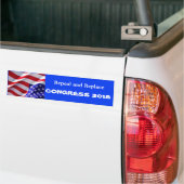 Intrekking en vervanging van het congres 2018 bump bumpersticker (Op Truck)