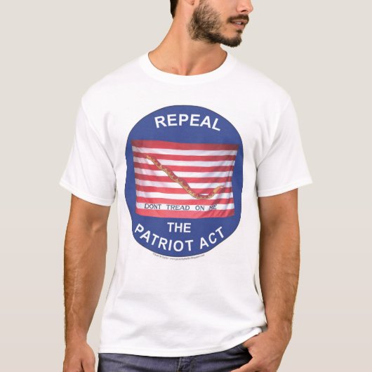 Intrekking van de Patriot Act T-shirt (Voorkant)