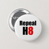 INTREKKING VAN PROP 8 / INTREKKING H8 RONDE BUTTON 5,7 CM (Voorkant /achterkant)