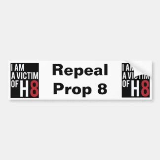 Intrekking voorstel 8 bumpersticker