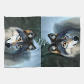 Intrépide Le Loup Arctique, Serviette (Horizontal)
