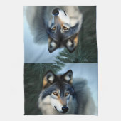 Intrépide Le Loup Arctique, Serviette (Vertical)