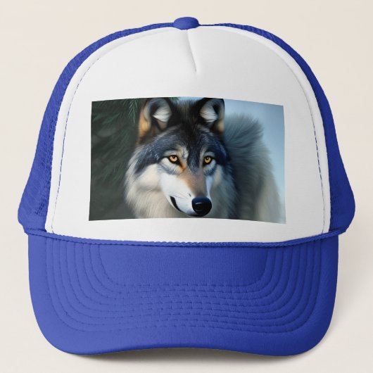 Intrépide Loup de l'Arctique, Casquette de camions (Devant)