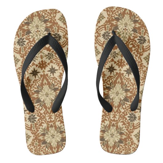 Intricate Bohemian Ethnic Teenslippers (Voetbed)