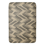 Intricate bruine marmer-patroon badmat (Voorkant Verticaal)