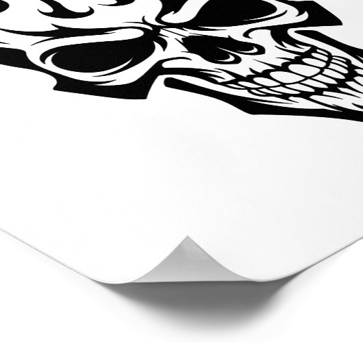 Intricate Celtic Knotwork Skull Poster - Detailed  (Hoek)