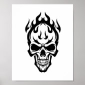Intricate Celtic Knotwork Skull Poster - Detailed (Voorkant)