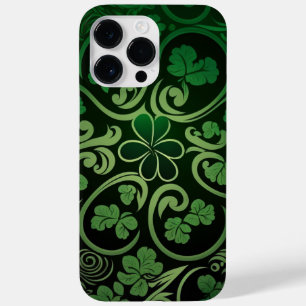 INTRICATE DARK GREEN IRISH SHAMROCKS Case-Mate iPhone 14 PRO MAX HOESJE