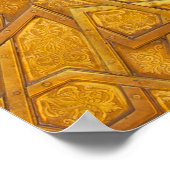 Intricate filigree gates of the Fez palace Poster (Hoek)