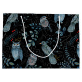 Intricate floral and paisley pattern groot cadeauzakje (Achterkant)