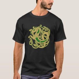 Intricate Gold Celtic Horse T-shirt