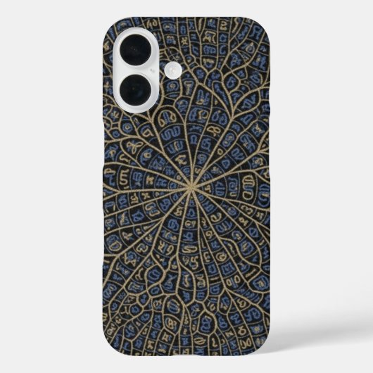 Intricate Mosaic Script Phone Case (Achterkant)