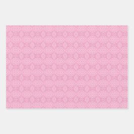 INTRICATE PINK BLUE GRAY PATTERS INPAKPAPIER VEL