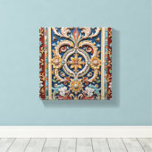 Intricately Carved Frieze Canvas Afdruk (Insitu (Houten vloer))