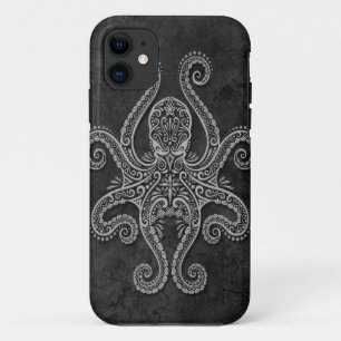 Intriciteit donkersteen octopus iPhone 11 hoesje