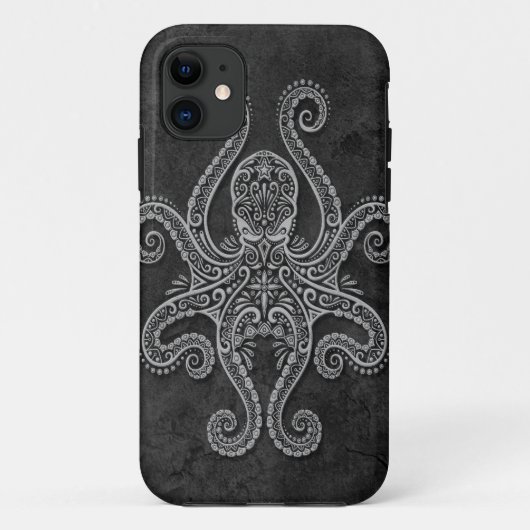 Intriciteit donkersteen octopus Case-Mate iPhone case (Achterkant)