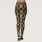 Intrict Gold Pattern Leggings (Achterkant)