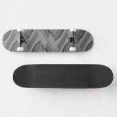 Intrict grijs marmer Pattern Skateboard (Horizontaal)