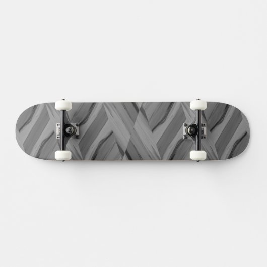 Intrict grijs marmer Pattern Skateboard (Horizontaal)