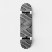 Intrict grijs marmer Pattern Skateboard (Voorkant)
