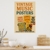 Intro VINTAGE CONCERT POSTERS (Cuisine)