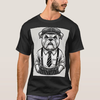 Introductie van Bruno, de spierbundel van het outf T-shirt