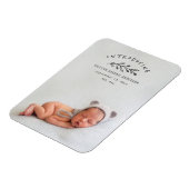 Introductie van de geboorteaankondiging van de fot magneet (Linkerzijde)