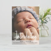 Introductie van de Nieuwe Aangepaste Foto van het  Bedankkaart (Staand voorkant)