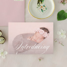 Introductie van Elegant Full Bleed Foto Nieuwe Bab